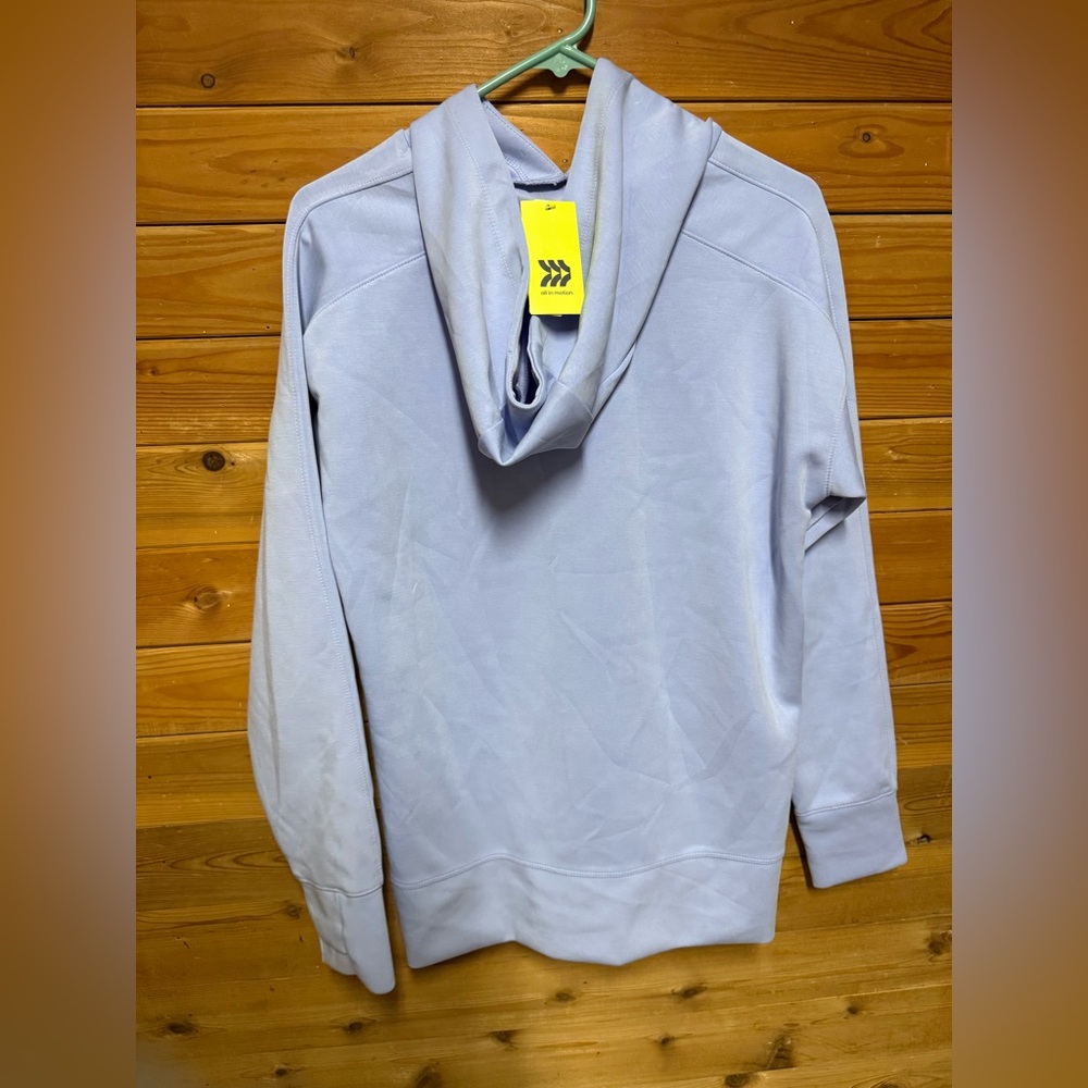 All in Motion Periwinkle Hooded Women's Sweater (NWT) - Size XS - Picture 2 of 3